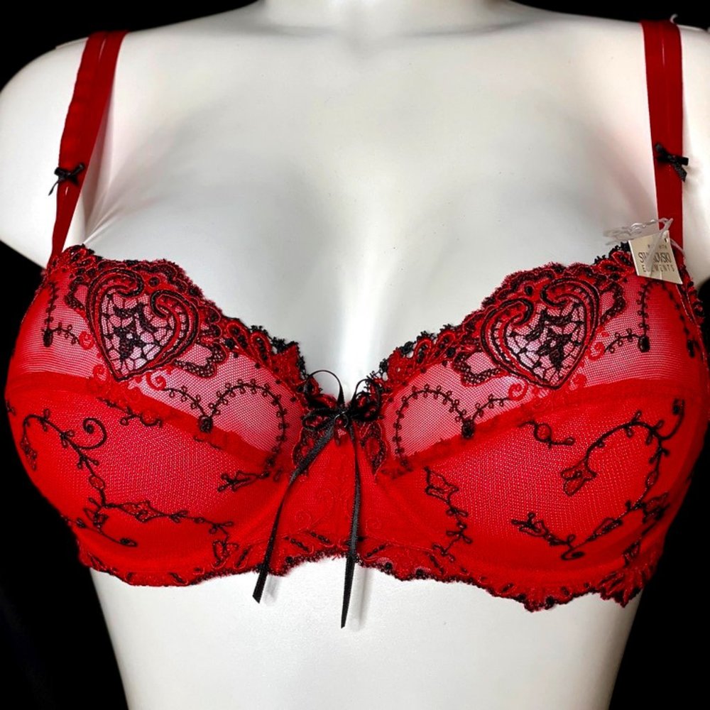 LISE LACE DEMI CUP BRA